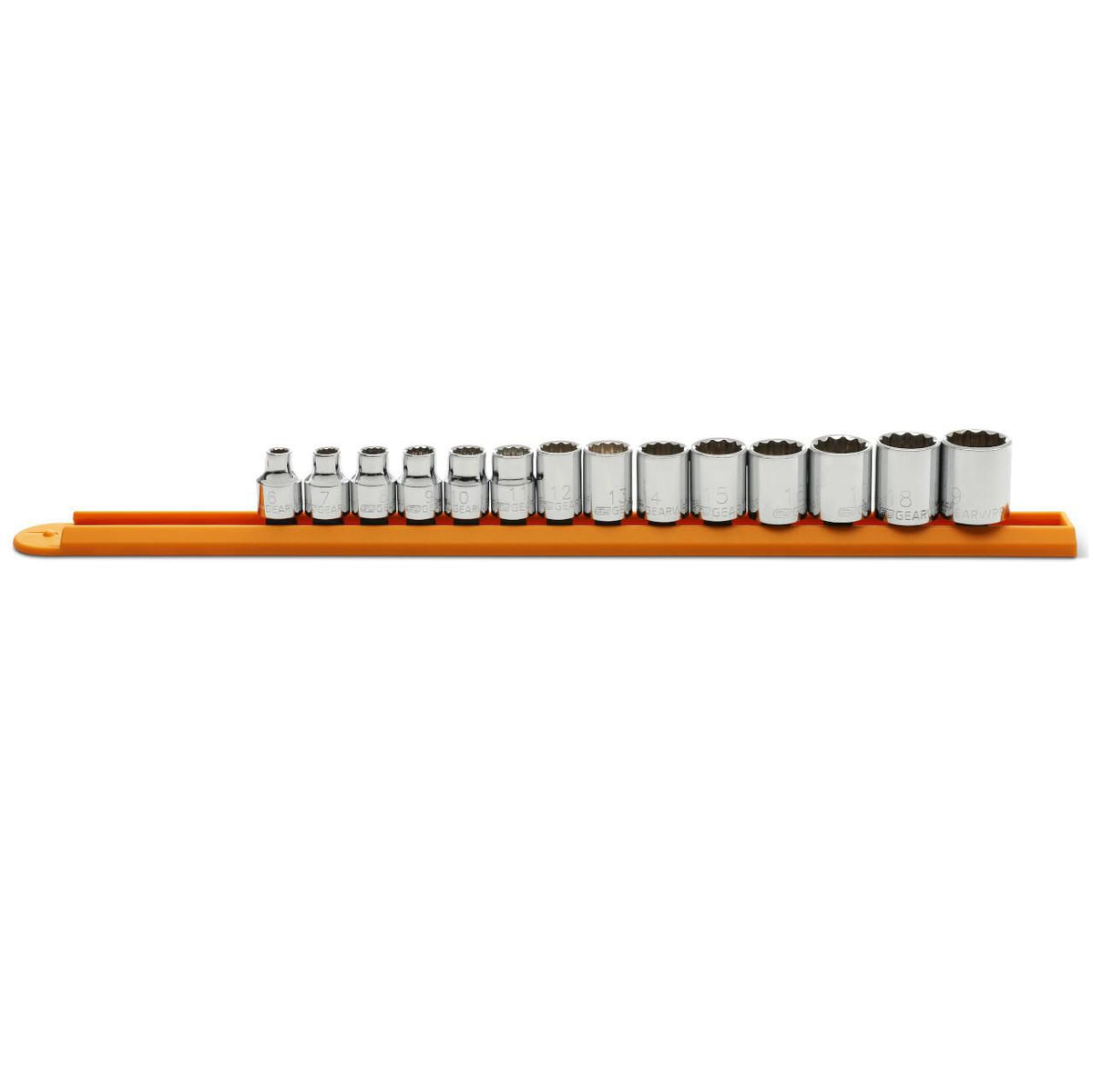 Gearwrench 80560 14 Piece 3/8" Drive 12 Point Standard Metric Socket Set
