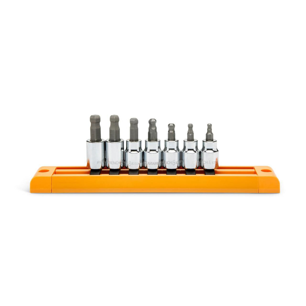 Gearwrench 80587 7 Piece 3/8" Drive Ball End Hex Bit Metric Socket Set