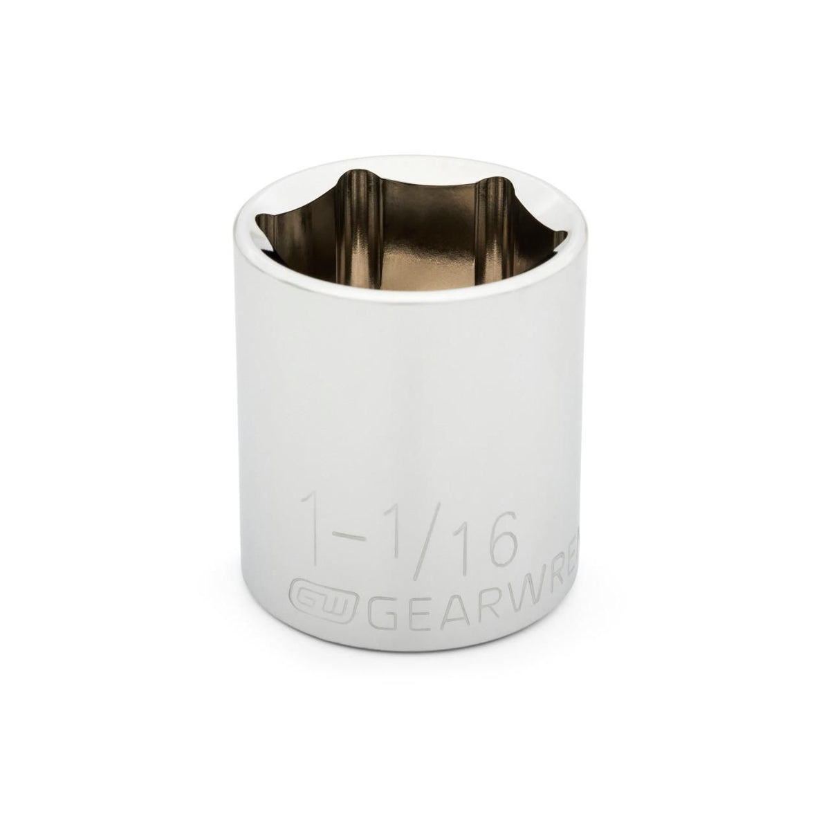 Gearwrench 80612 1/2" Drive 6 Point Standard SAE Socket 1-1/16"