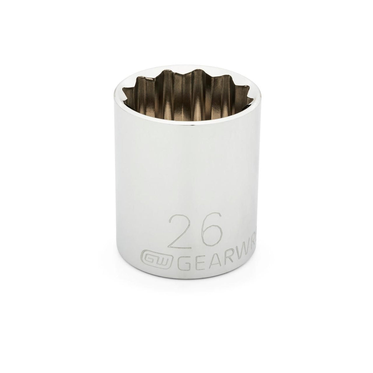 Gearwrench 80681 1/2" Drive 12 Point Standard Metric Socket 26mm