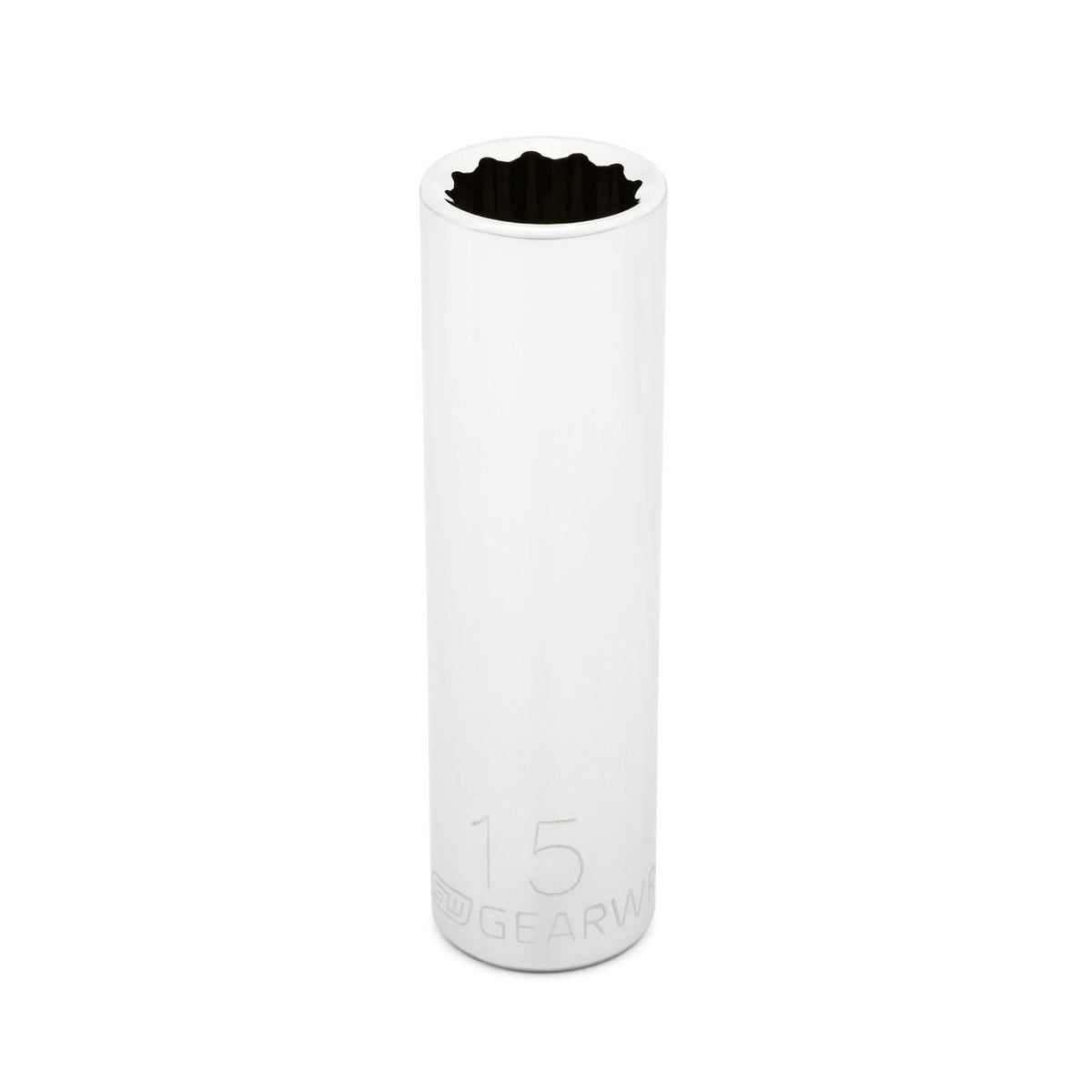 Gearwrench 80786 1/2" Drive 12 Point Deep Metric Socket 15mm