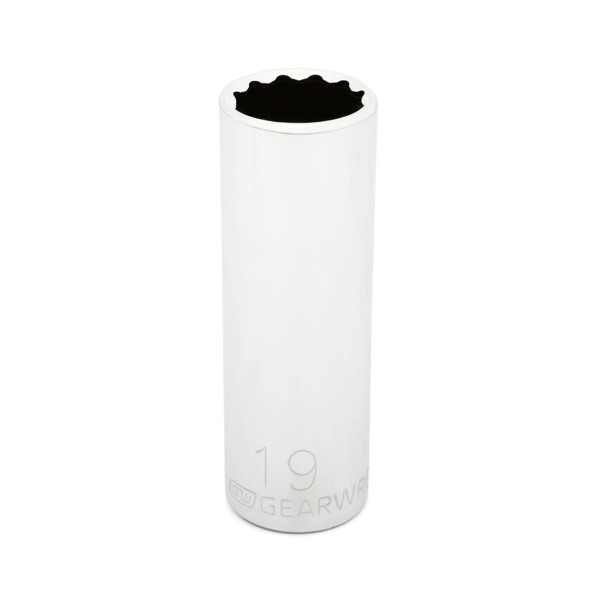 Gearwrench 80790 1/2" Drive 12 Point Deep Metric Socket 19mm