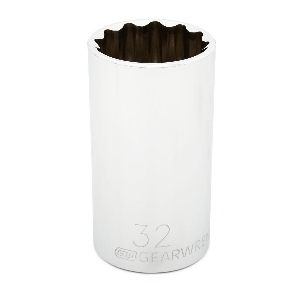 Gearwrench 80827 1/2" Drive 12 Point Deep Metric Socket 32mm
