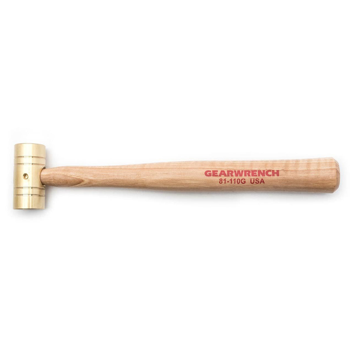 Gearwrench 81-110G 8 oz. Brass Hammer with Hickory Handle