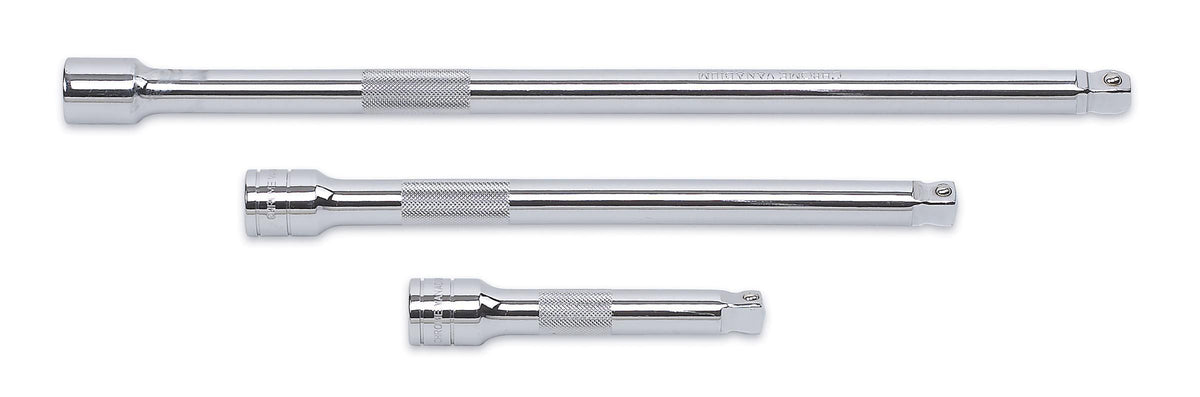 Gearwrench 81301 3 Piece 1/2" Drive Wobble Extension Set 5", 10" & 15"