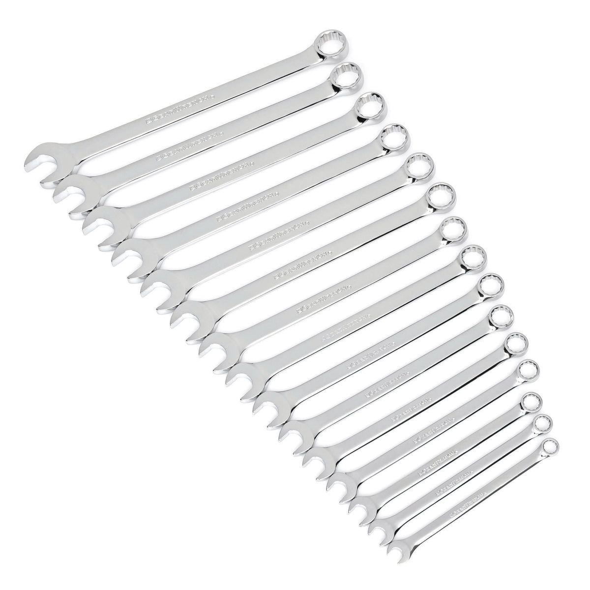 Gearwrench 81902 15 Piece 12 Point Long Pattern Combination Metric Wrench Set