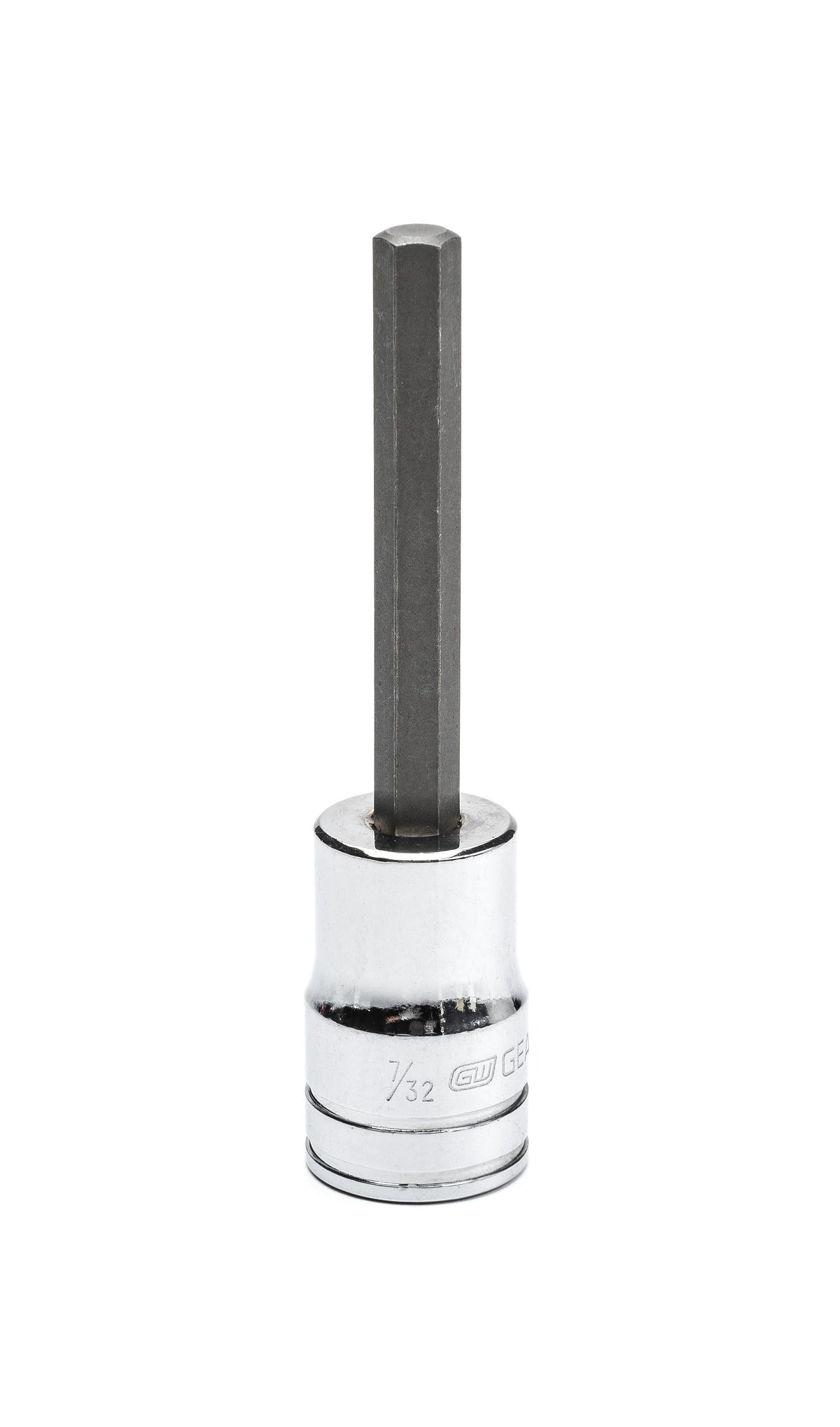 Gearwrench 82525 3/8" Drive Mid Length Hex Bit SAE Socket 7/32"