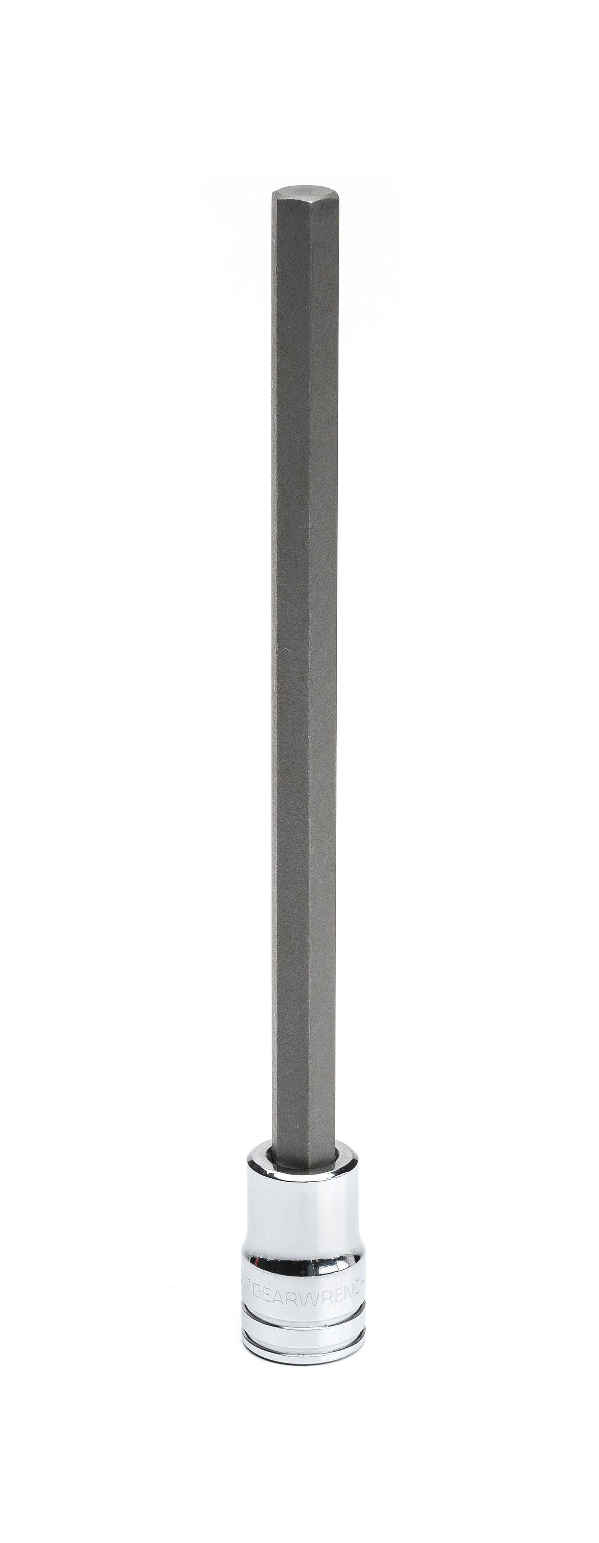 Gearwrench 82552 3/8" Drive Long Length Hex Bit Metric Socket 9mm