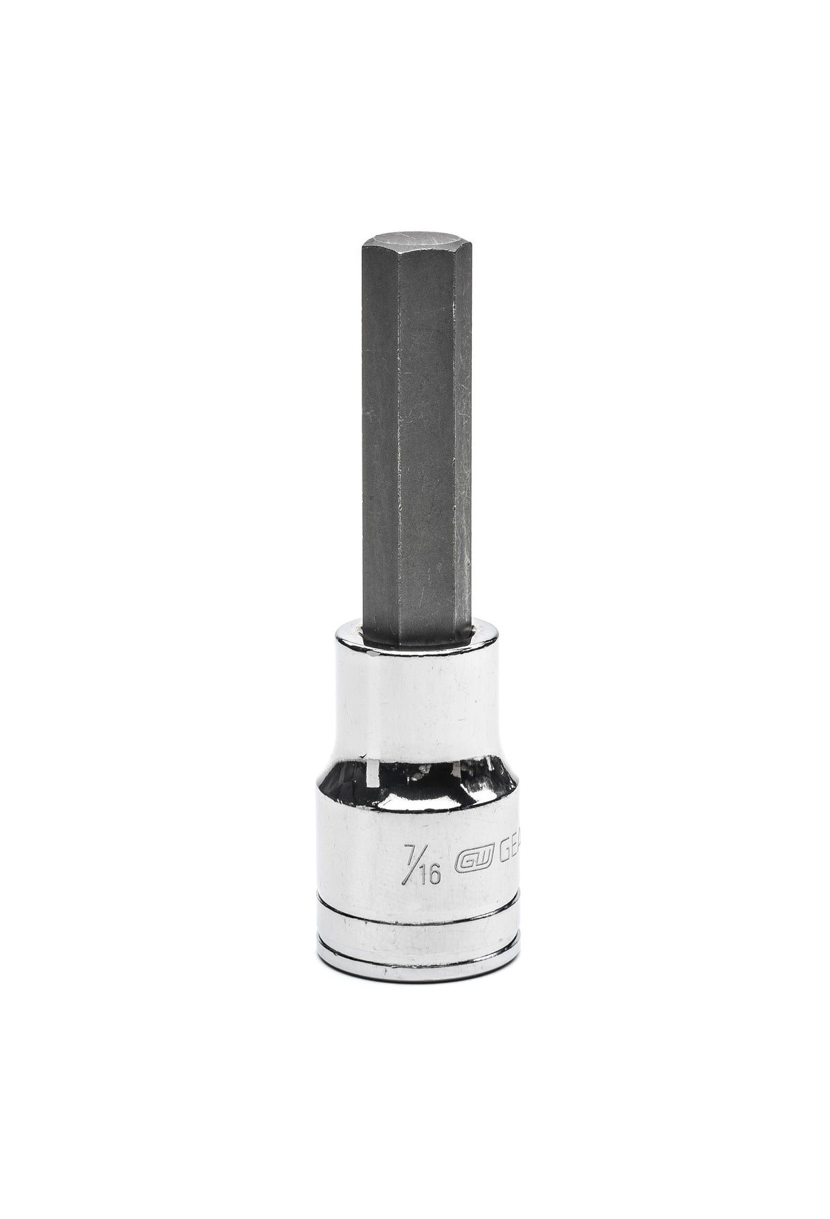 Gearwrench 82558 1/2" Drive Mid Length Hex Bit SAE Socket 7/16"