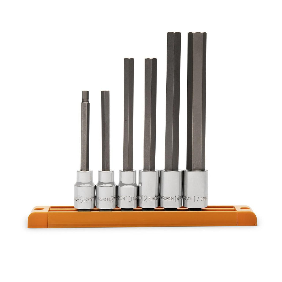 Gearwrench 82588 6 Piece 1/2" Drive Metric Long Hex Bit Socket Set