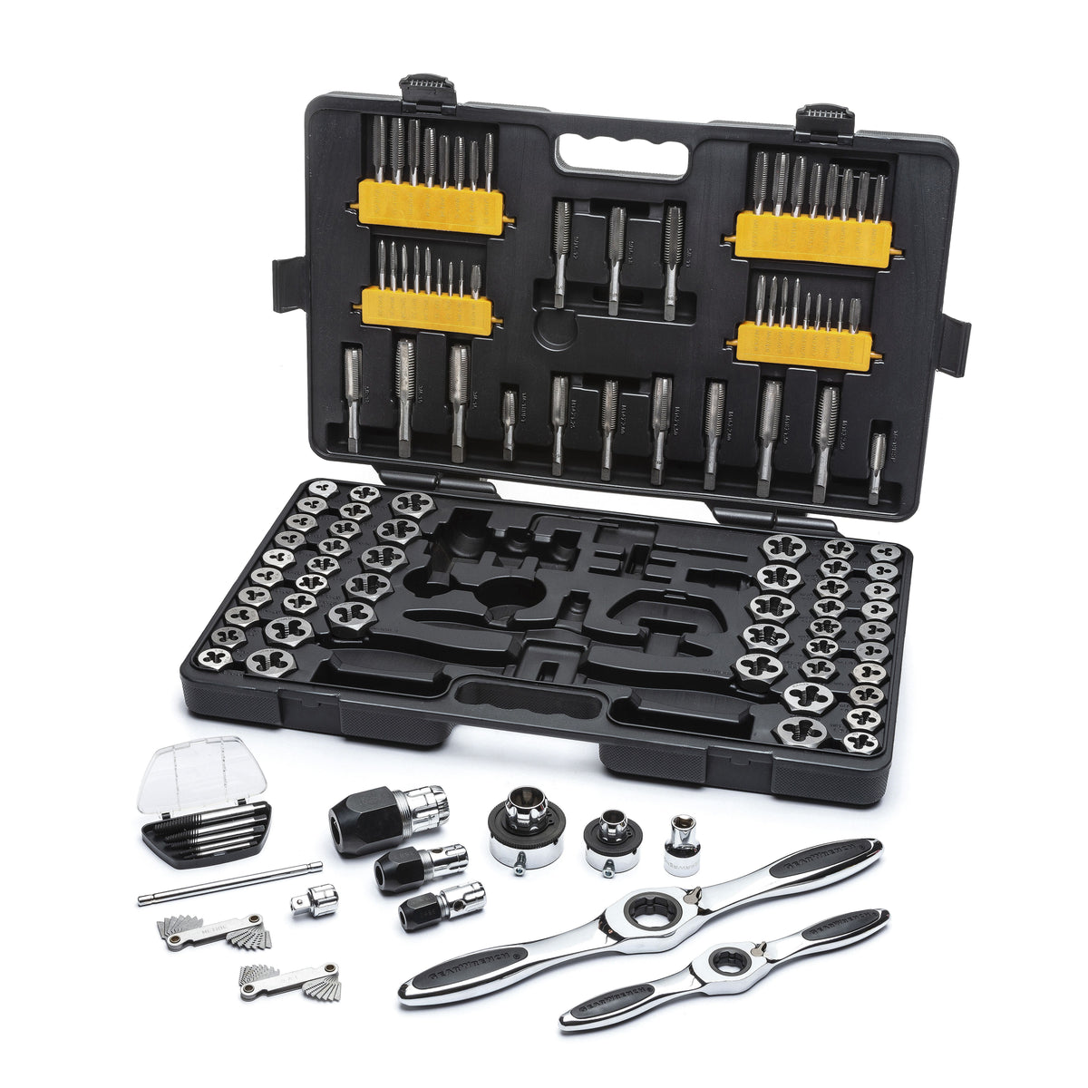 Gearwrench 82812 114 Piece SAE/Metric Ratcheting Tap and Die Set