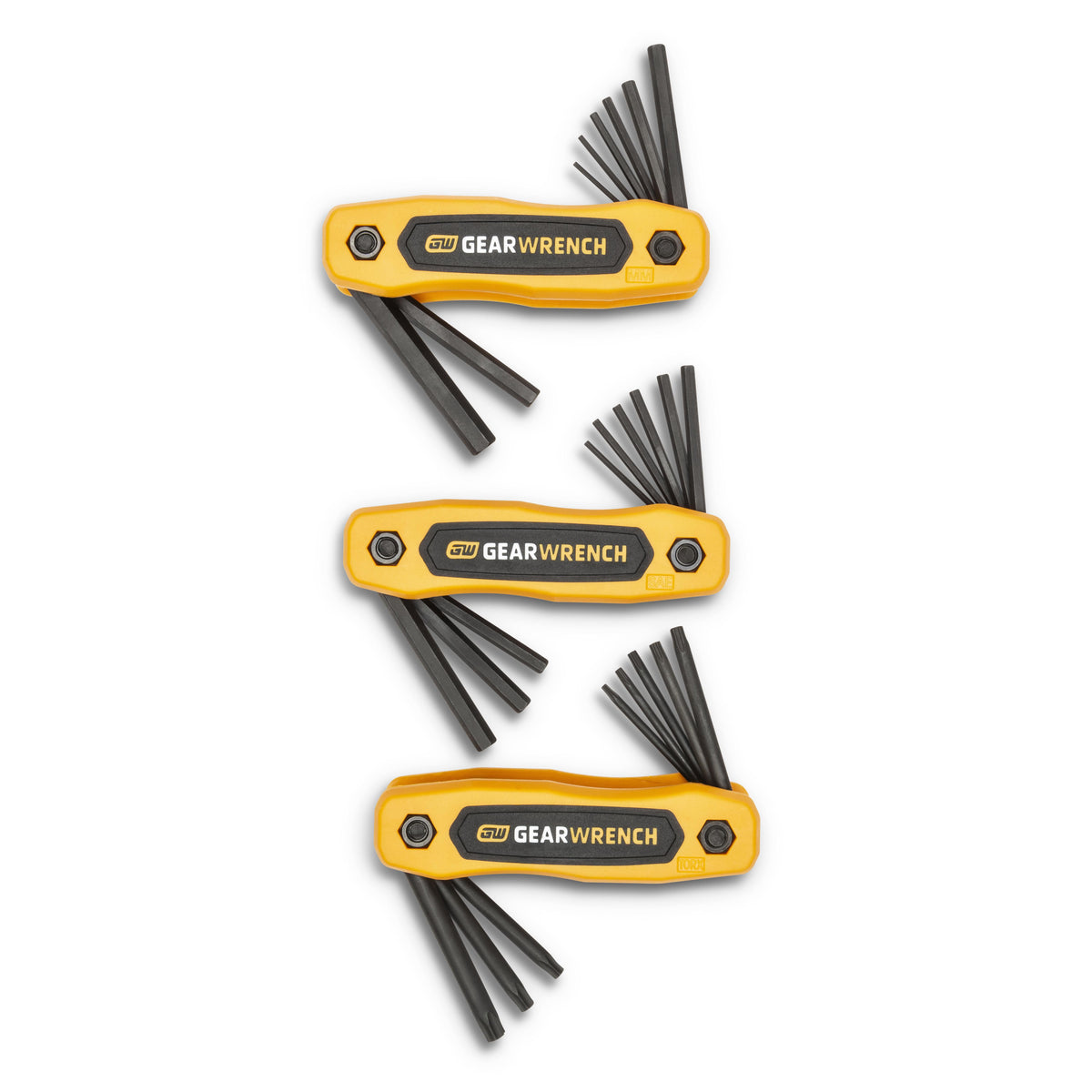 Gearwrench 83512 25 Piece SAE/Metric/Torx® Folding Hex Key Set