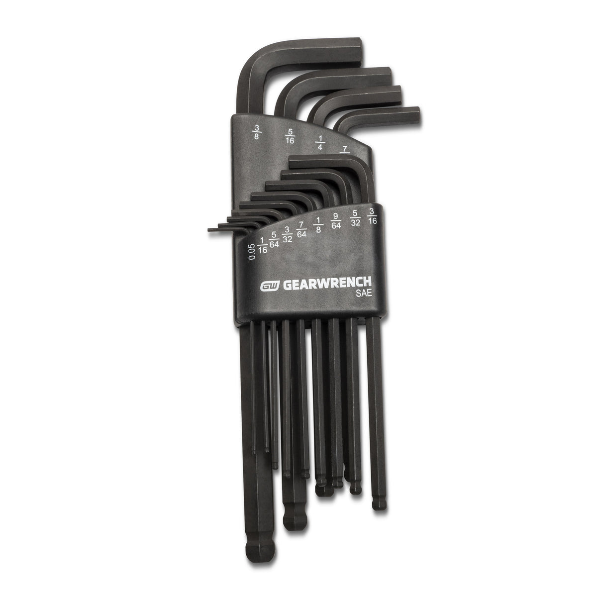 Gearwrench 83524 13 Piece Long Ball End SAE Hex Key Set