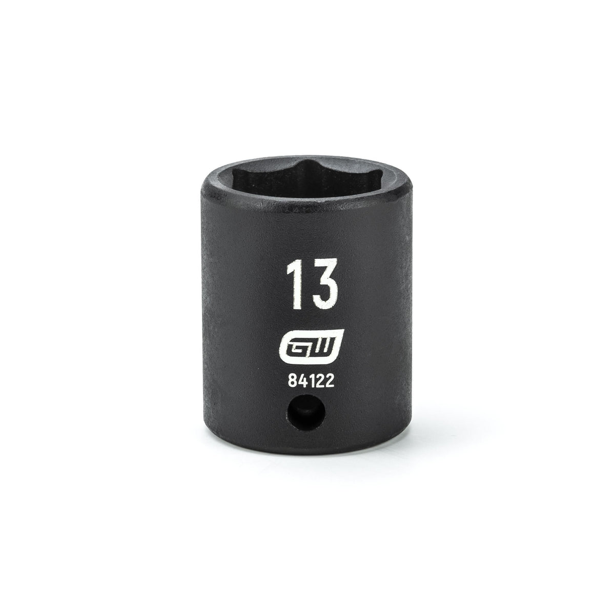 Gearwrench 84122 1/4" Drive 6 Point Standard Impact Metric Socket 13mm