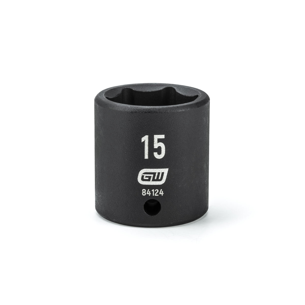 Gearwrench 84124 1/4" Drive 6 Point Standard Impact Metric Socket 15mm