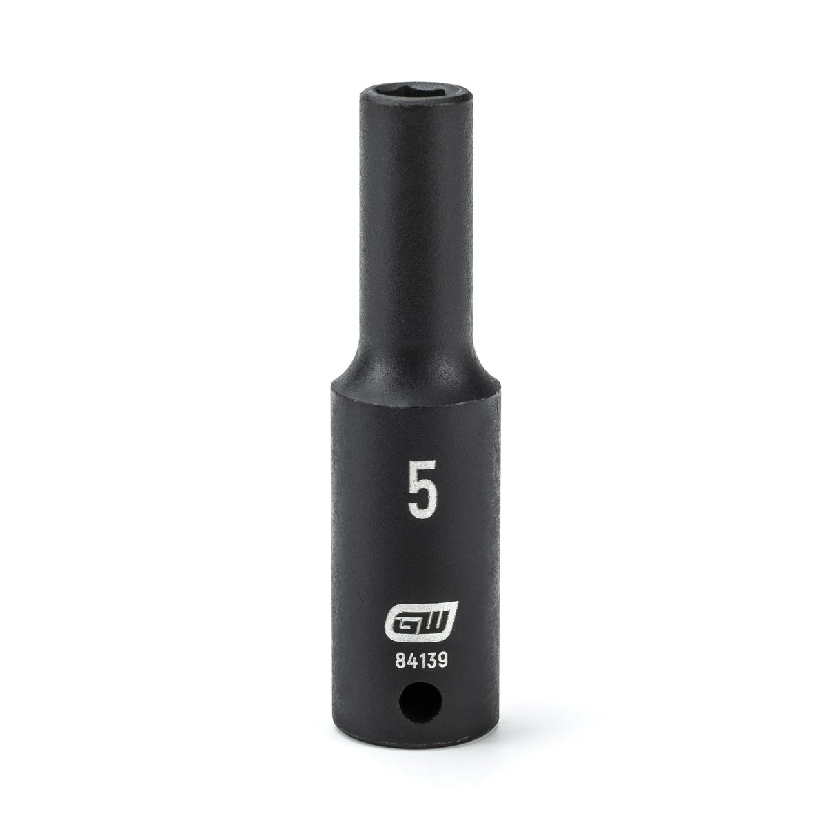 Gearwrench 84139 1/4" Drive 6 Point Deep Impact Metric Socket 5mm