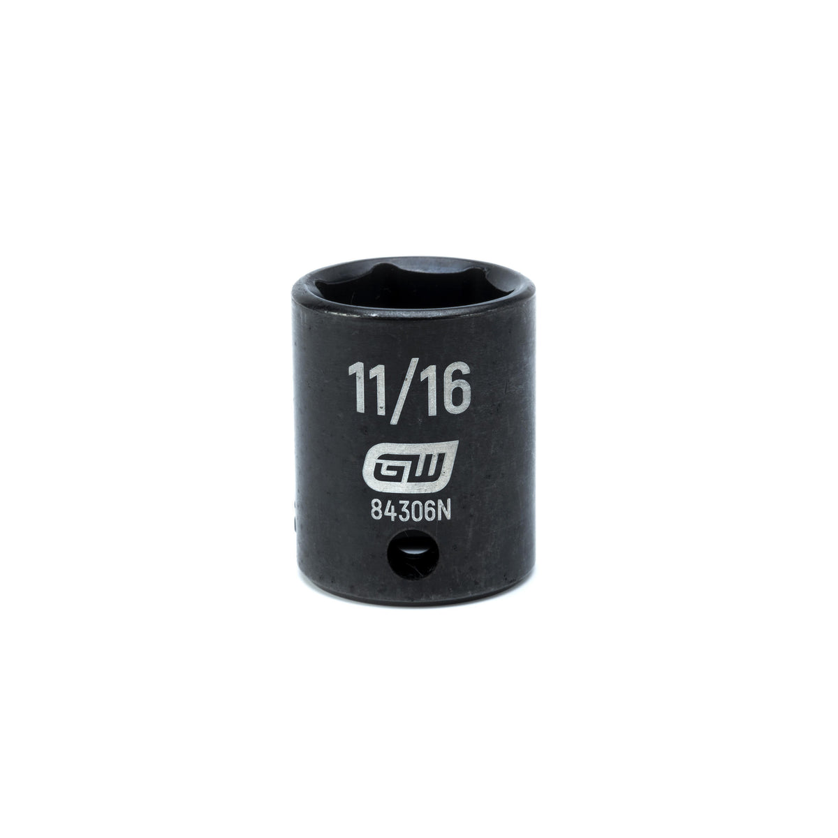 Gearwrench 84306N 3/8" Drive 6 Point Standard Impact SAE Socket 11/16"