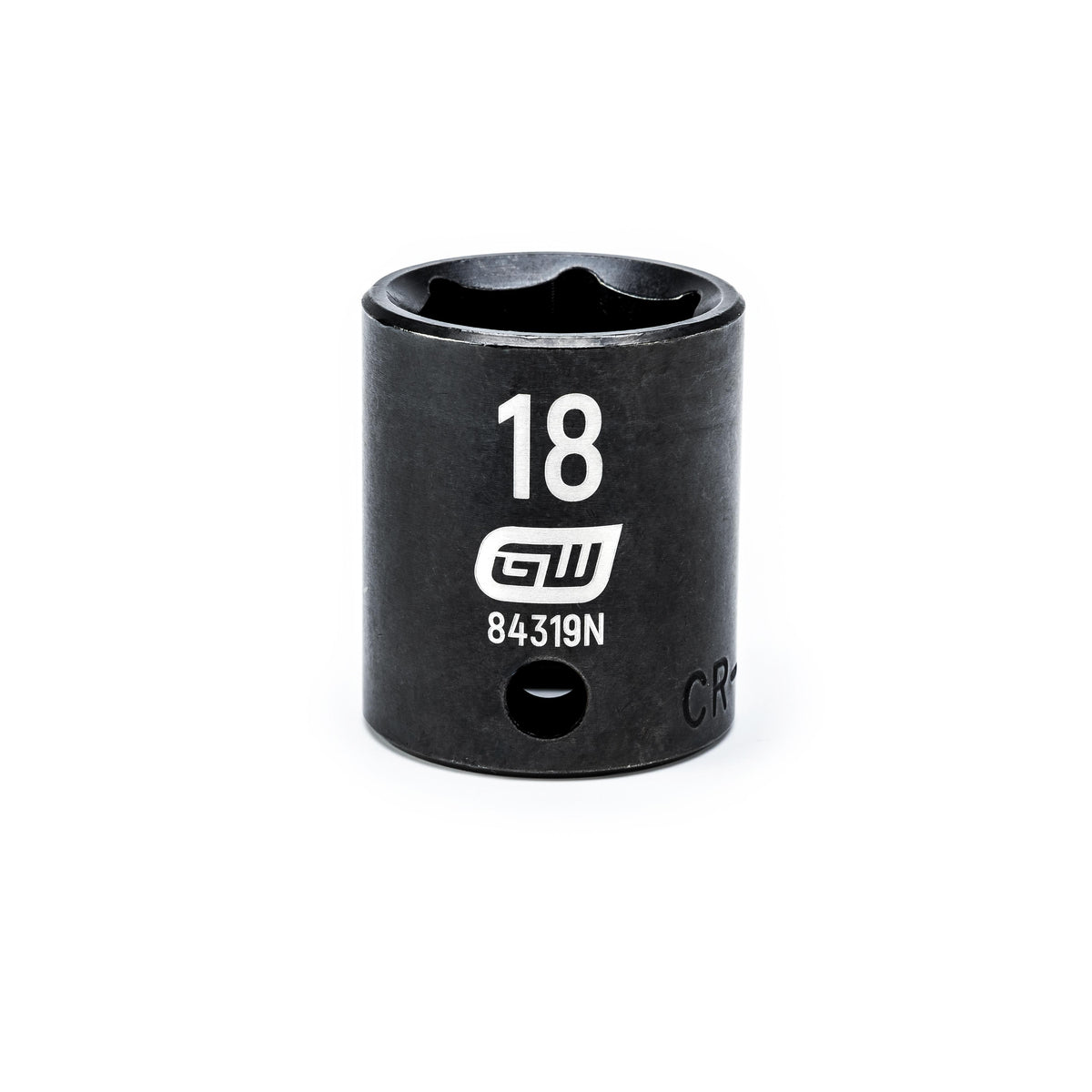 Gearwrench 84319N 3/8" Drive 6 Point Standard Impact Metric Socket 18mm