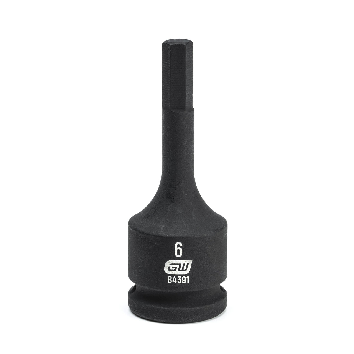 Gearwrench 84391 3/8" Drive Hex Bit Impact Metric Socket 6mm