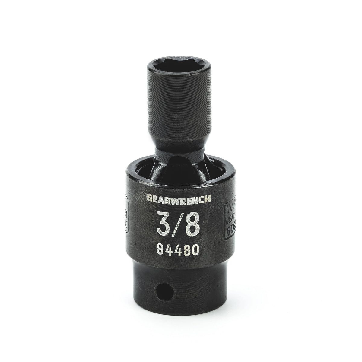 Gearwrench 84480 3/8" Drive 6 Point Standard X-Core™ Pinless Impact Universal SAE Socket 3/8"