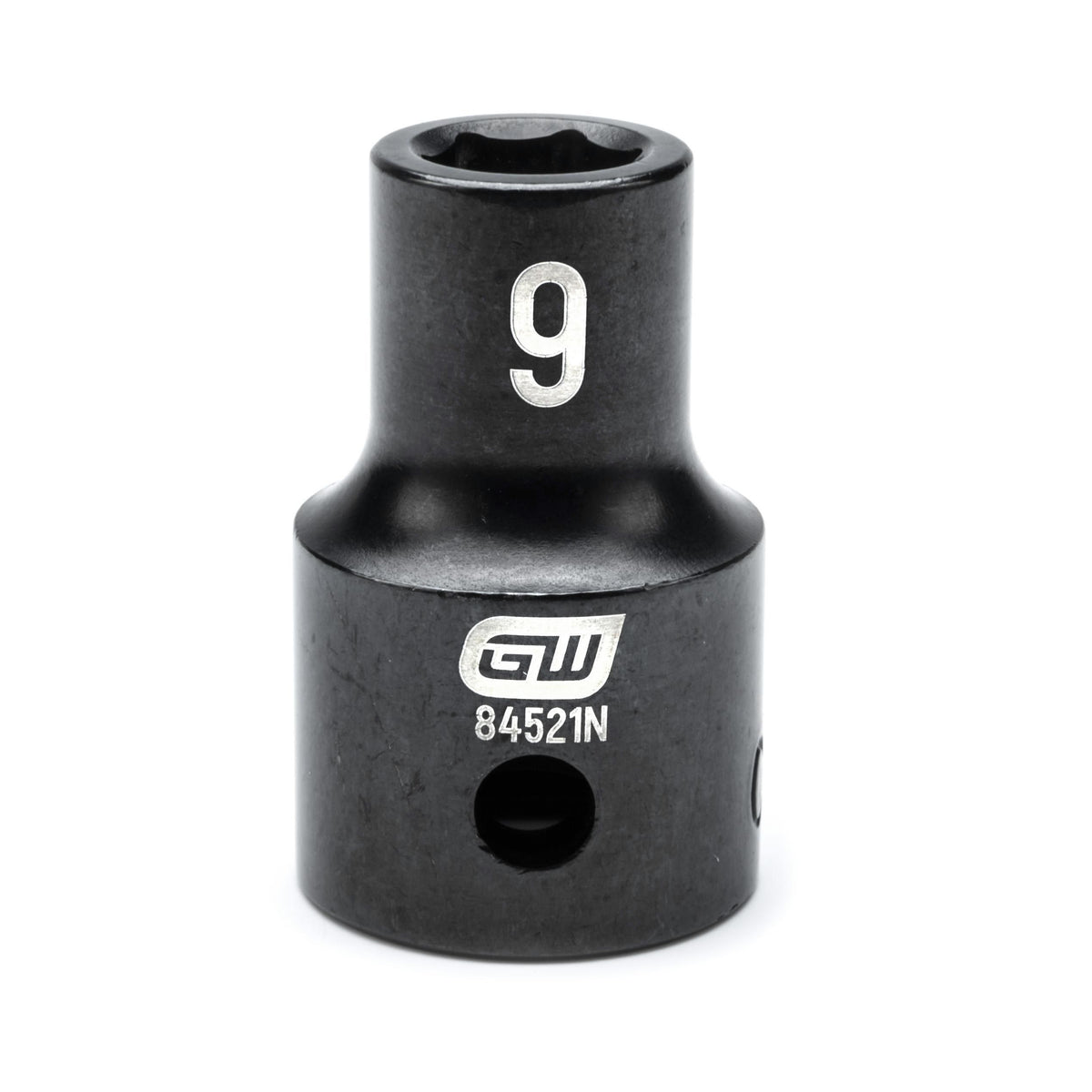 Gearwrench 84521N 1/2" Drive 6 Point Standard Impact Metric Socket 9mm