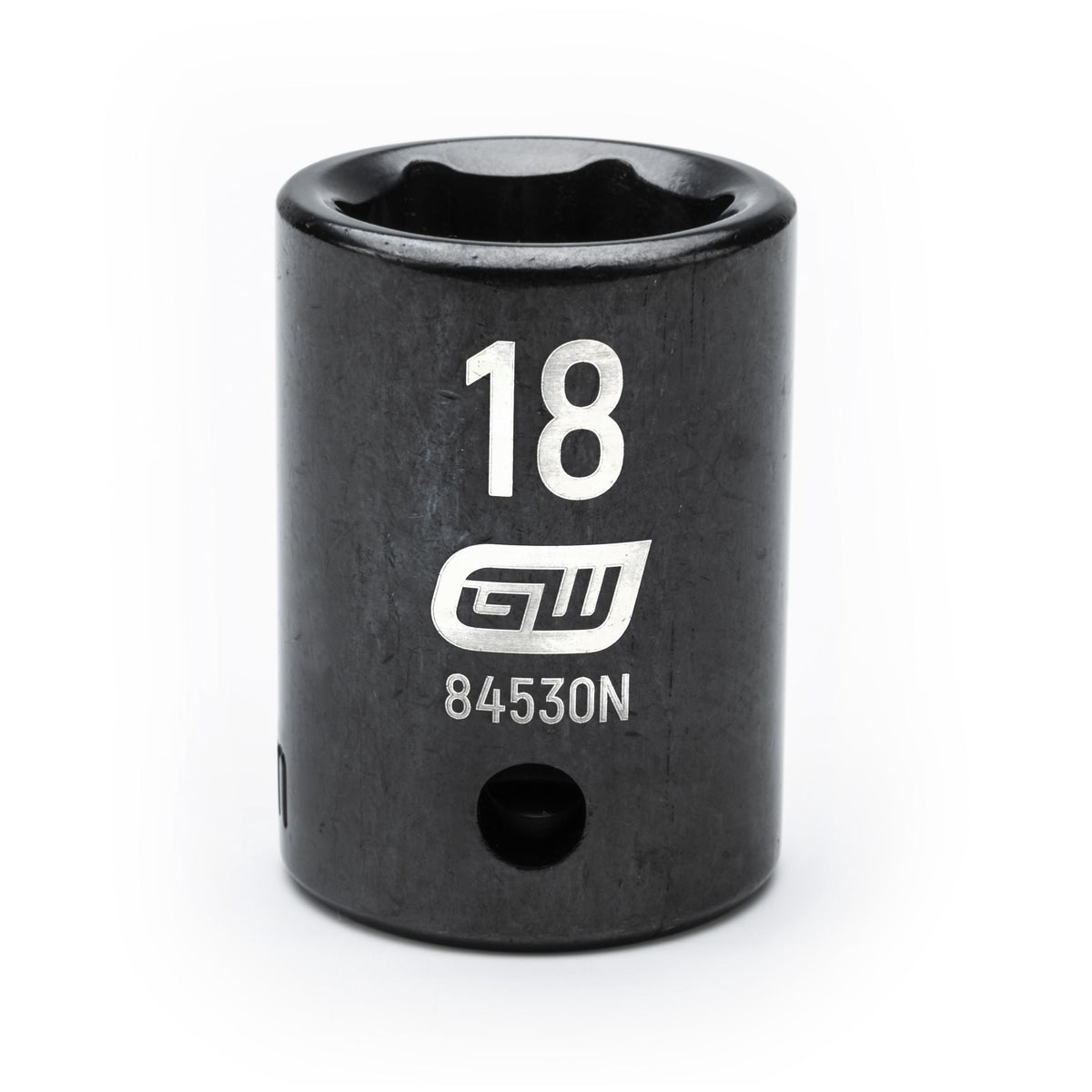 Gearwrench 84530N 1/2" Drive 6 Point Standard Impact Metric Socket 18mm