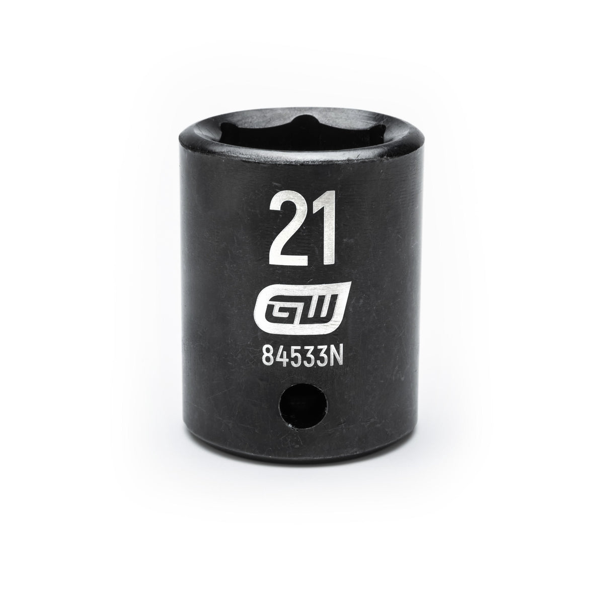 Gearwrench 84533N 1/2" Drive 6 Point Standard Impact Metric Socket 21mm