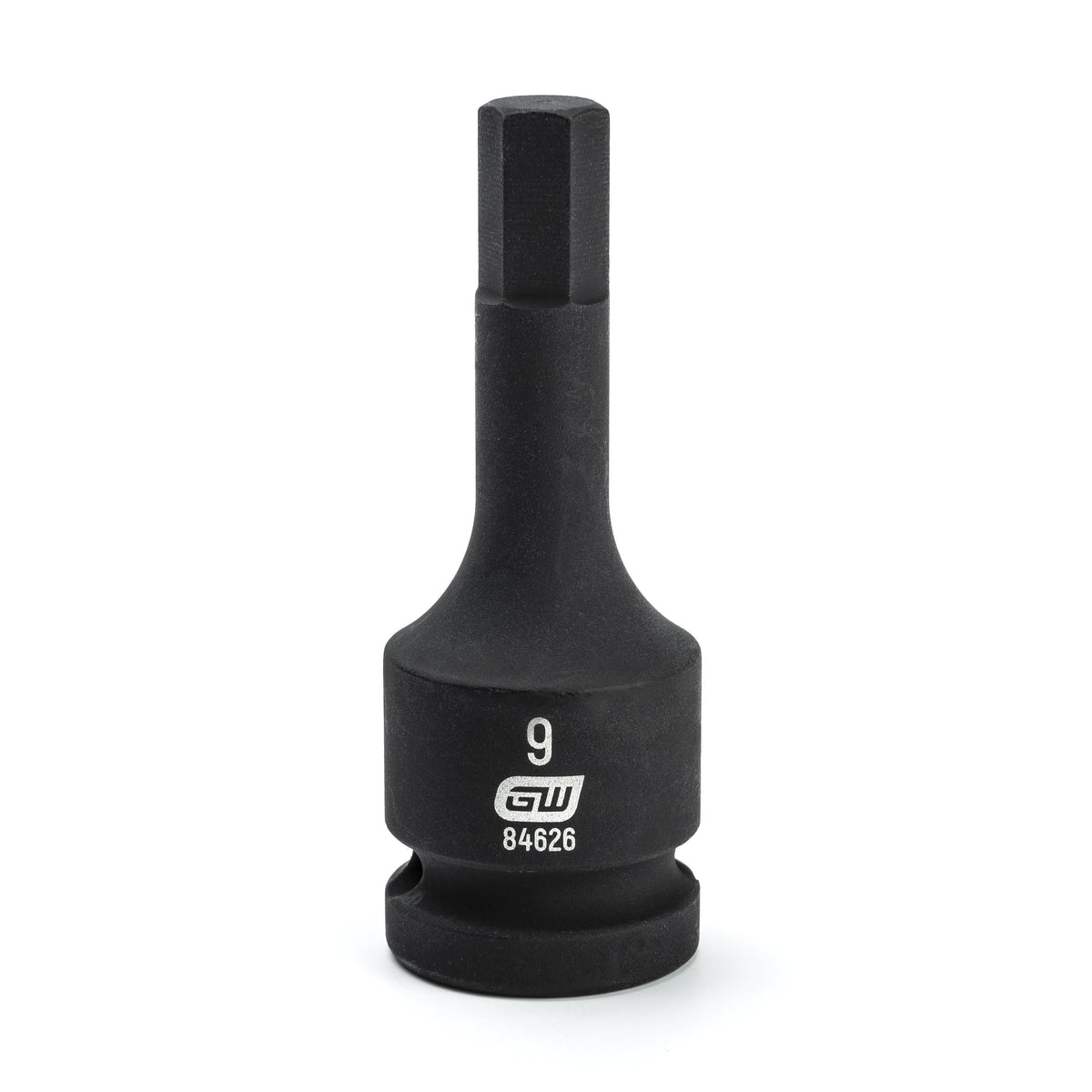 Gearwrench 84626 1/2" Drive Hex Bit Impact Metric Socket 9mm