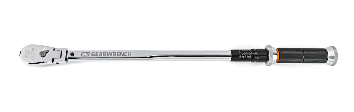 Gearwrench 85189 1/2" Drive 120XP™ Flex Head Micrometer Torque Wrench 30-250 ft/lbs.