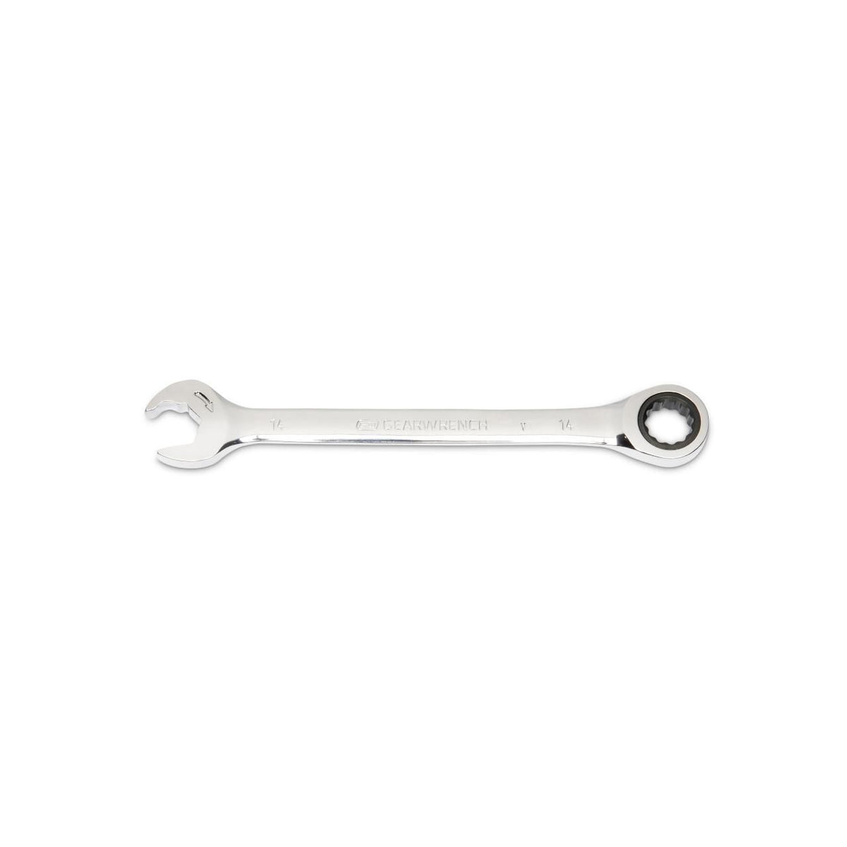 Gearwrench 85514D 14mm 72-Tooth 12 Point Open End Ratcheting Combination Wrench