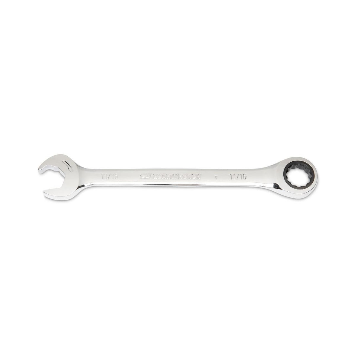 Gearwrench 85582 11/16" 72-Tooth 12 Point Open End Ratcheting Combination Wrench
