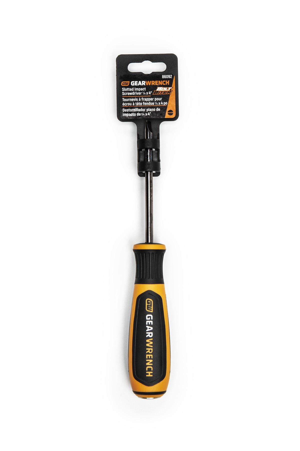 Gearwrench 86092 1/4" x 4" Bolt Biter™ Slotted Dual Material Extraction Screwdriver