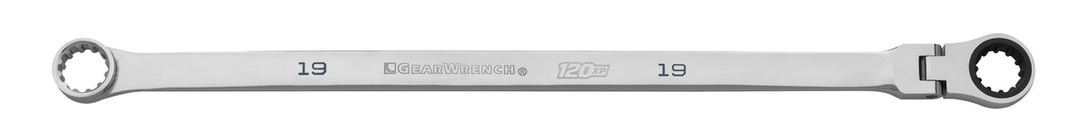 Gearwrench 86119 19mm 120XP™ Universal Spline XL GearBox™ Flex Head Ratcheting Wrench