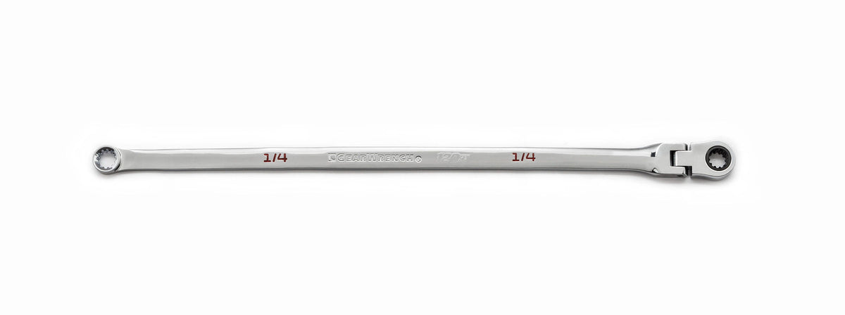 Gearwrench 86128 1/4" 120XP™ Universal Spline XL GearBox™ Flex Head Ratcheting Wrench