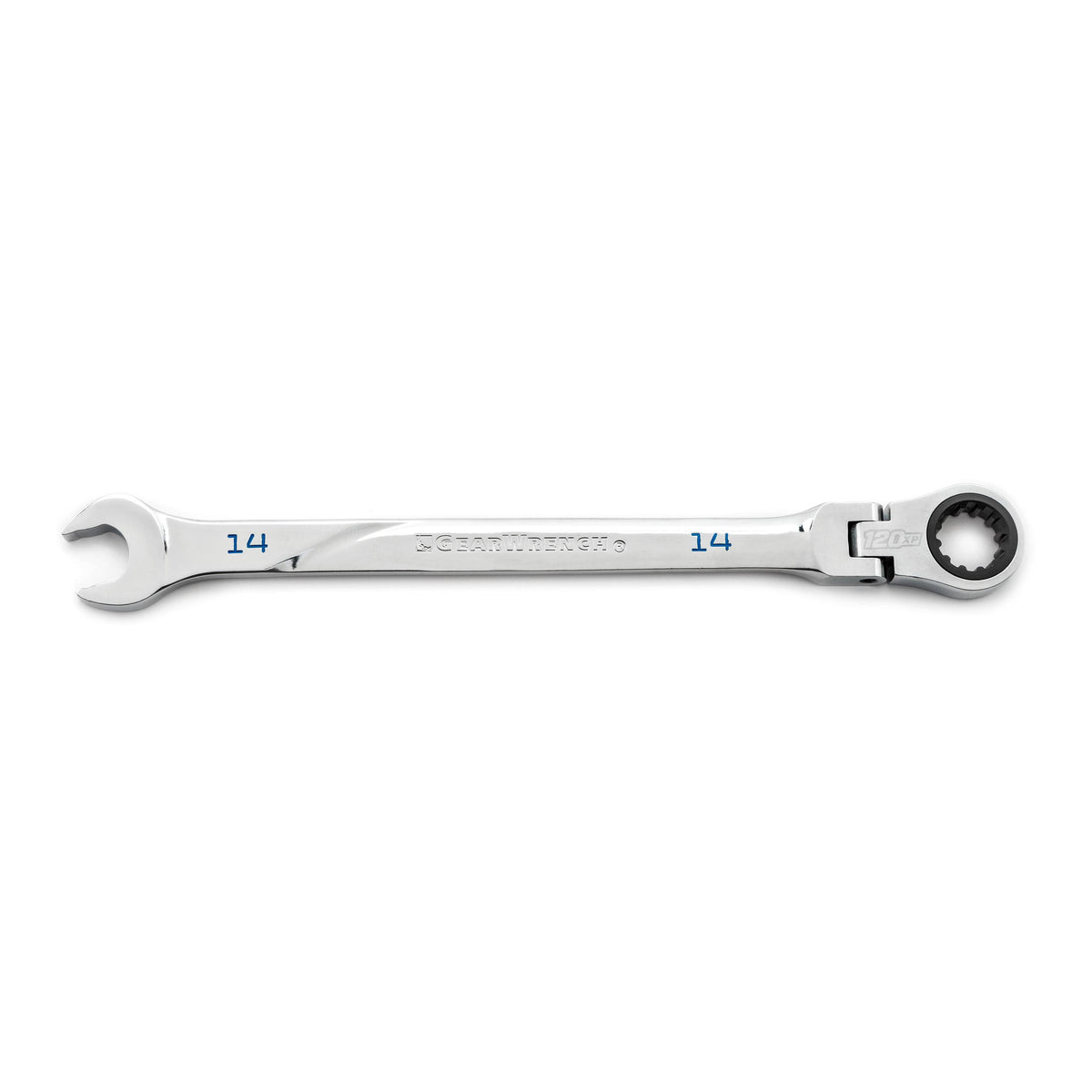 Gearwrench 86214 14mm 120XP™ Universal Spline XL Flex Head Ratcheting Combination Wrench
