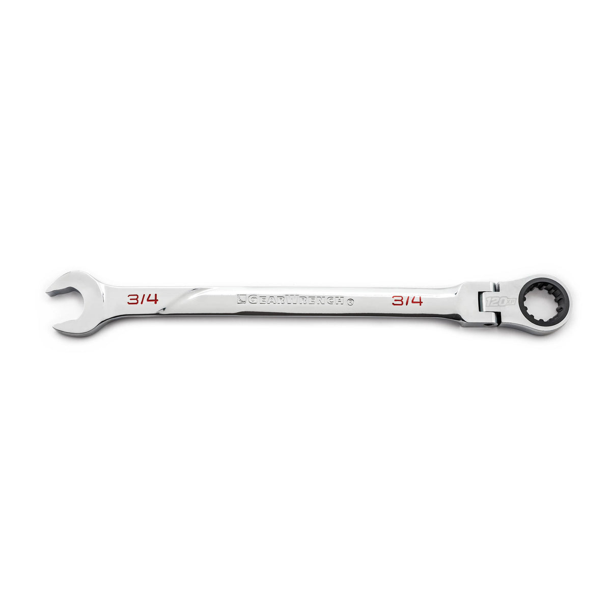 Gearwrench 86242 3/4" 120XP™ Universal Spline XL Flex Head Ratcheting Combination Wrench