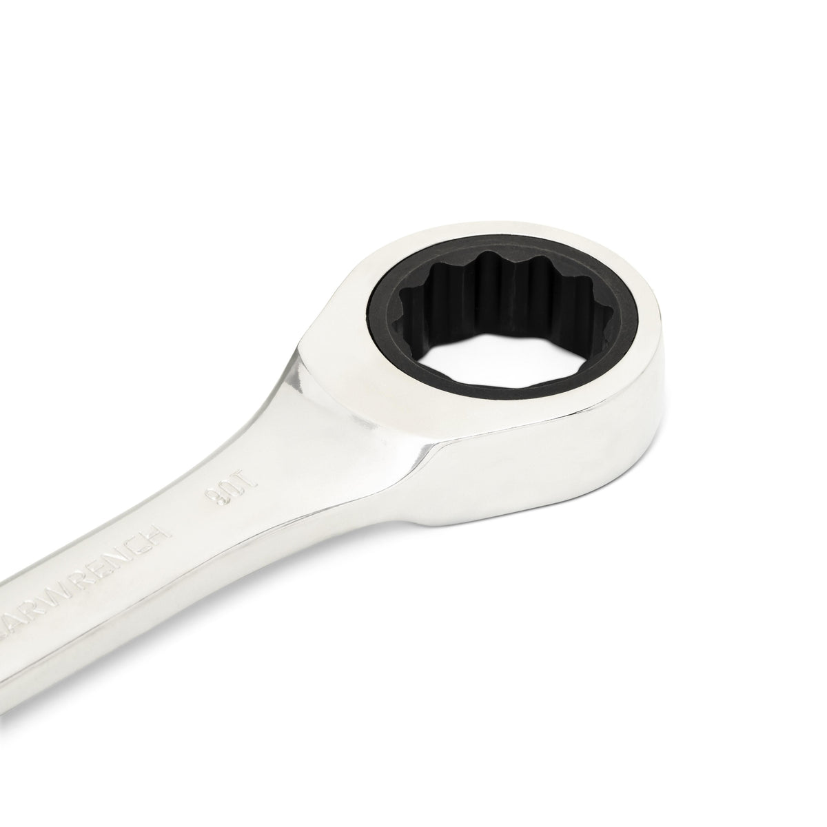 Gearwrench 86849 19mm 90-Tooth 12 Point Stubby Combination Ratcheting Wrench