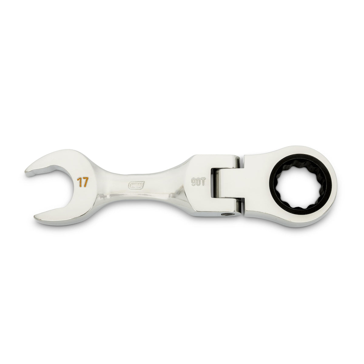 Gearwrench 86860 10mm 90-Tooth 12 Point Stubby Flex Combination Ratcheting Wrench