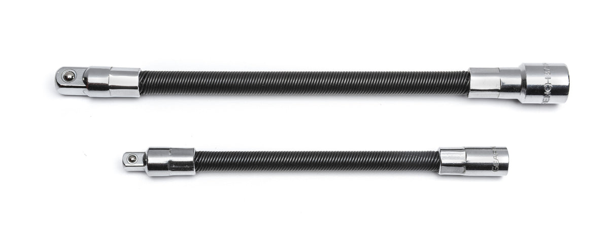 Gearwrench 87912 2 Piece 1/4" & 3/8" Drive Flex Extension Set 6" & 8"