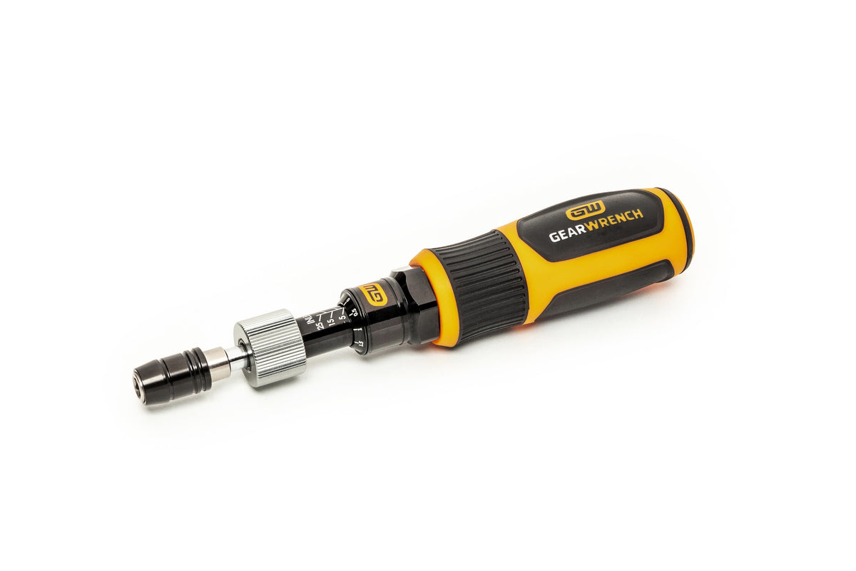 Gearwrench 89623 1/4" Drive Torque Screwdriver 5-25 in/lbs
