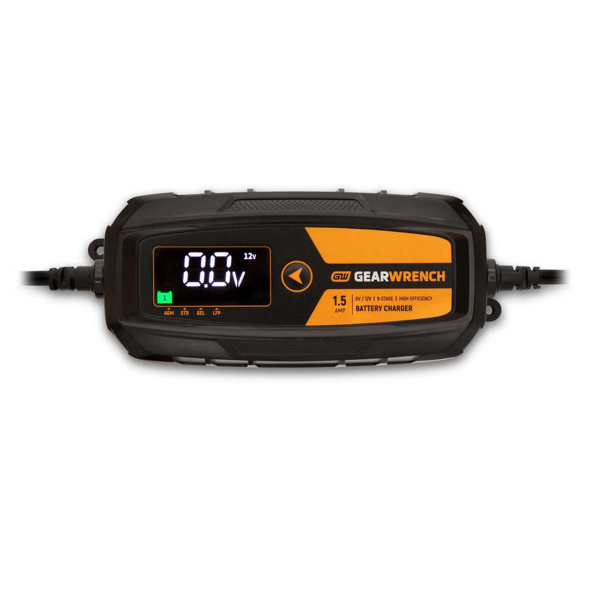 Gearwrench GWBC015 1.5A 6V/12V Battery Charger and Maintainer