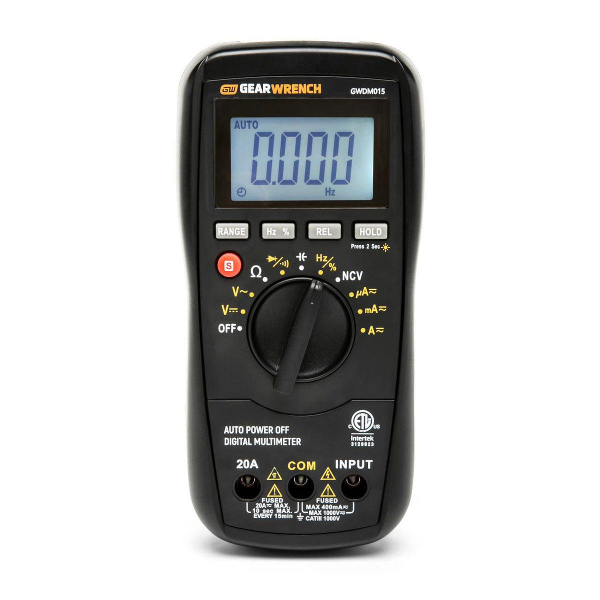 Gearwrench GWDM015 Technicians True RMS Digital Multimeter