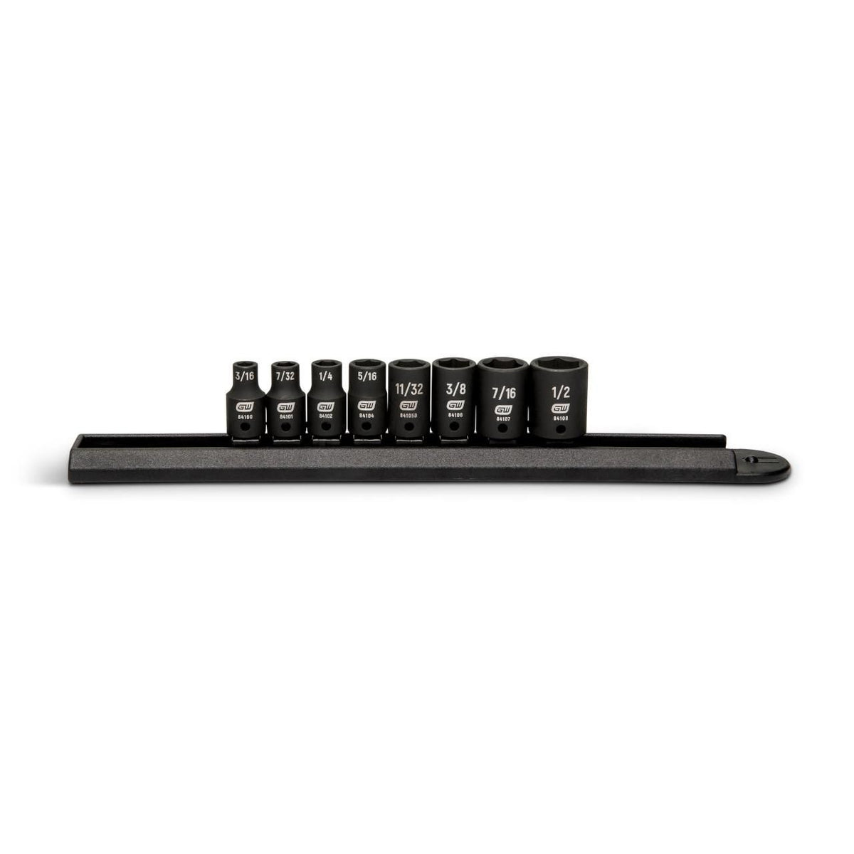Gearwrench GWI14SS8 8 Piece 1/4" Drive 6 Point SAE Standard Impact Socket Set