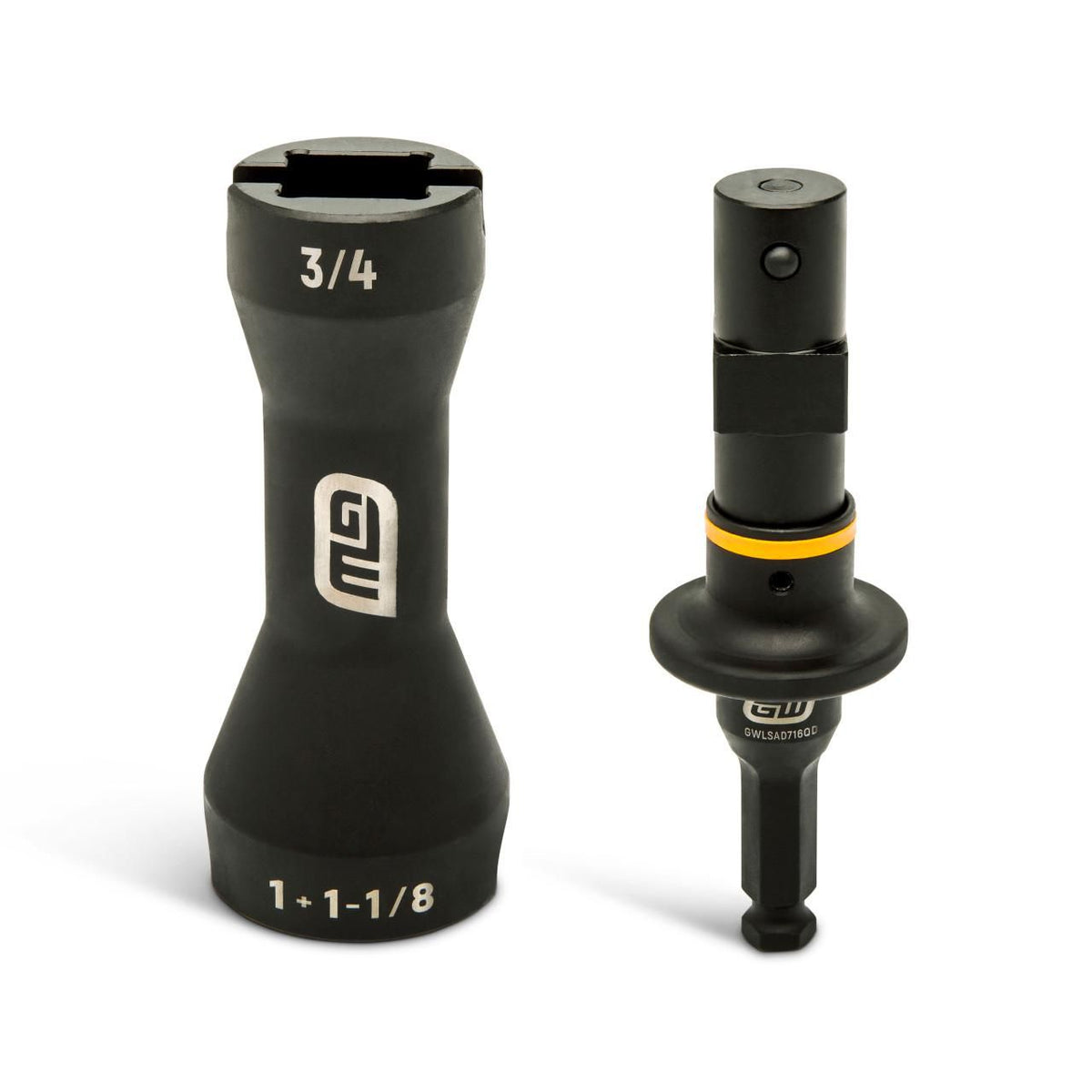 Gearwrench GWLS51S 5-in-1 Lineman 3/4" Dr Nut Runner Stubby Impact Flip Socket