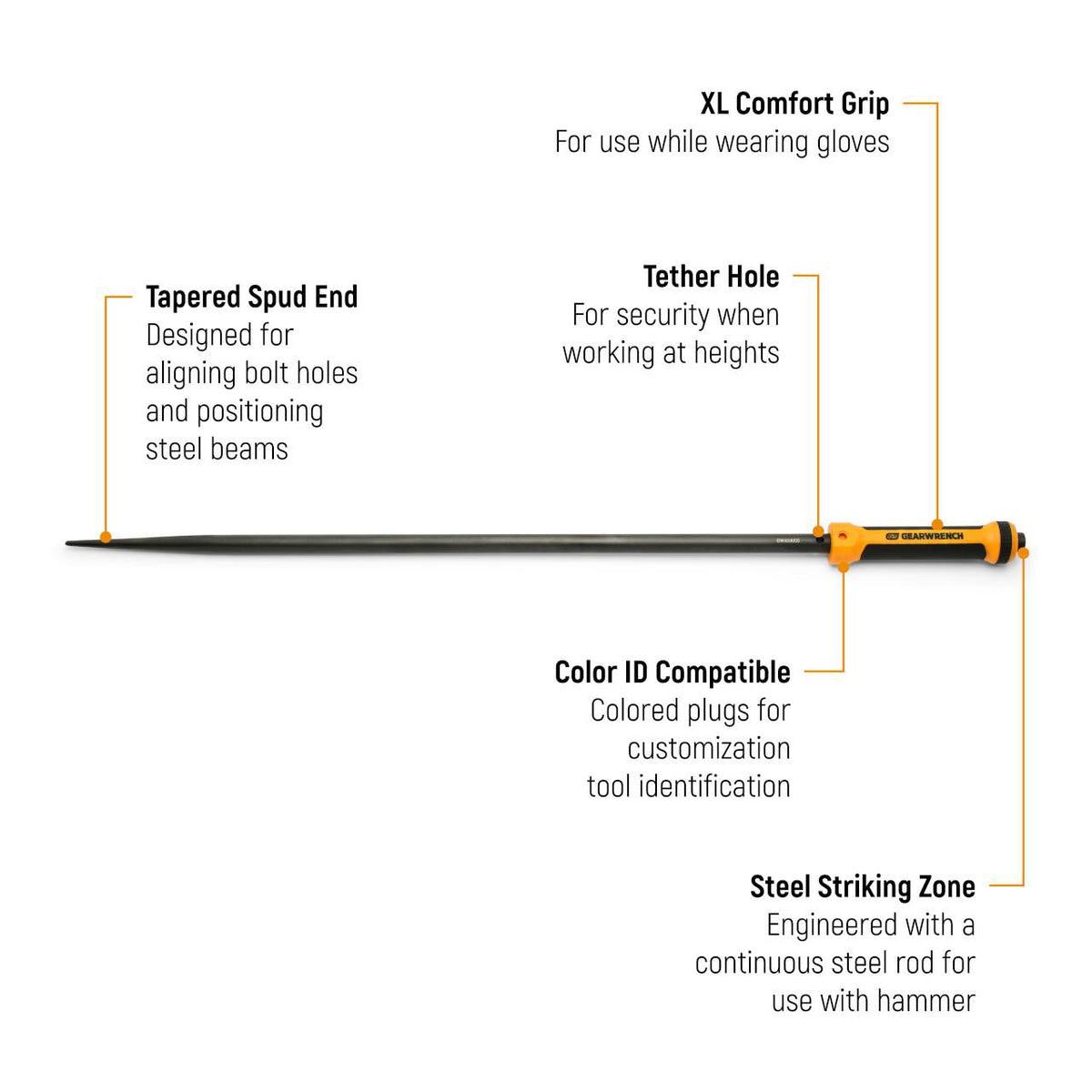 Gearwrench GWAB36CG 36" Alignment Bar with Cushion Grip