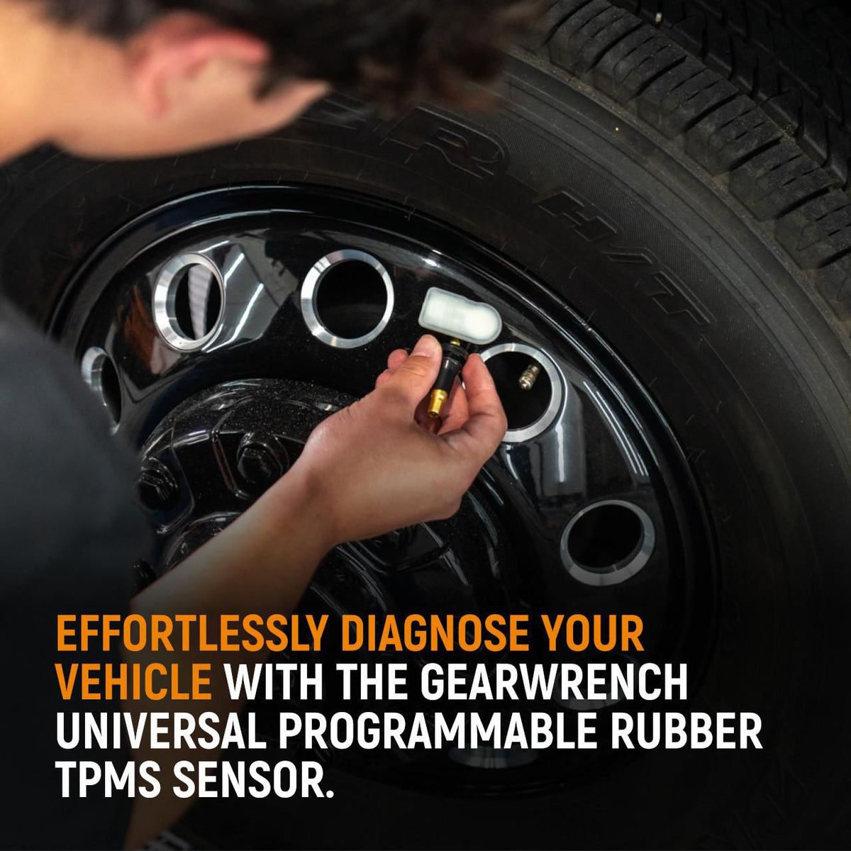 Gearwrench GWTPMSR Universal Programmable Rubber TPMS Sensor