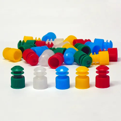 Globe Scientific 118127C Cap Flange Plug 12mm Clear