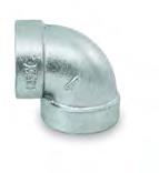 Everflow GXNL0300 3" Galvanized XH Elbow 90