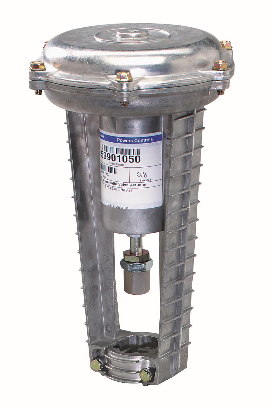 Siemens 599-01051 VALVE ACTUATOR, PNEUMATIC, 8", 10PSI SPAN, 3/4" STROKE, 1/8" NPT, HIGH TEMP