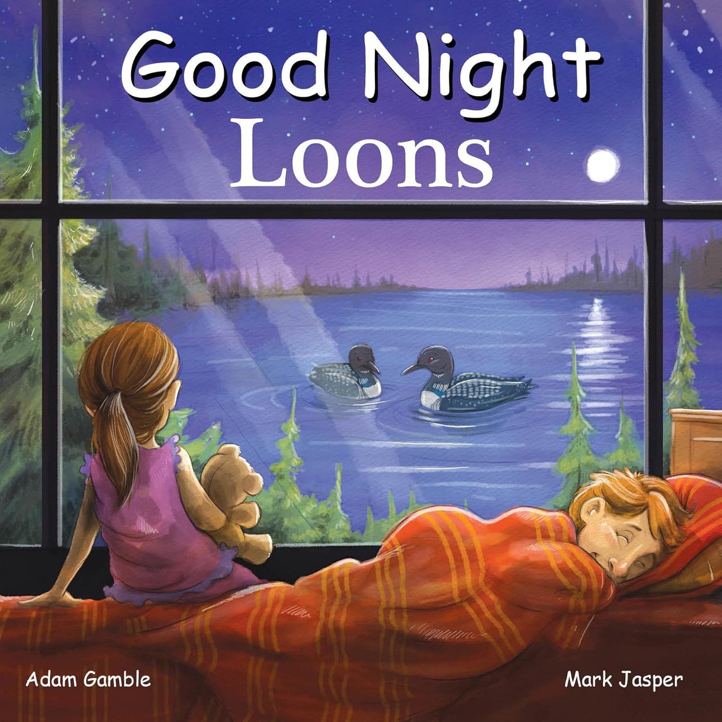 Paradise Clay PGN529 Good Night Loons - Board Book